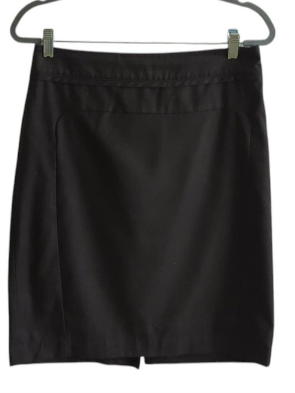 The Limited Collection Dark Gray A-line Side Zip Lined Skirt Size 6
